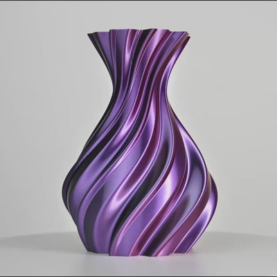 Rouge/Vert/Violet - Filament PLA soyeux standard tri-couleur - 1,75 mm, 1 kg