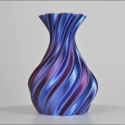 Rouge/Bleu - Filament PLA soie standard bi-couleur - 1,75 mm, 1 kg
