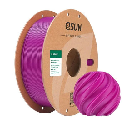 Purple - eSun PLA Basic Filament - 1.75mm, 1kg