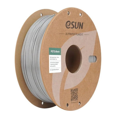 Argent - filament de base eSun PETG - 1,75 mm, 1 kg