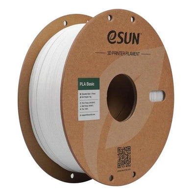 White - eSun PLA Basic Filament - 1.75mm, 1kg