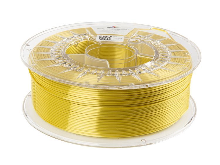 Unmellow Yellow - 1.75mm Spectrum Silk PLA Filament - 1 kg