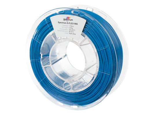 Bleu Pacifique - Filament Spectrum S-Flex 90A 1,75 mm - 0,25 kg