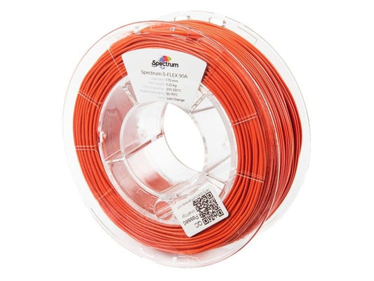 Lion Orange - 1.75mm Spectrum S-Flex 90A Filament - 0.25 kg