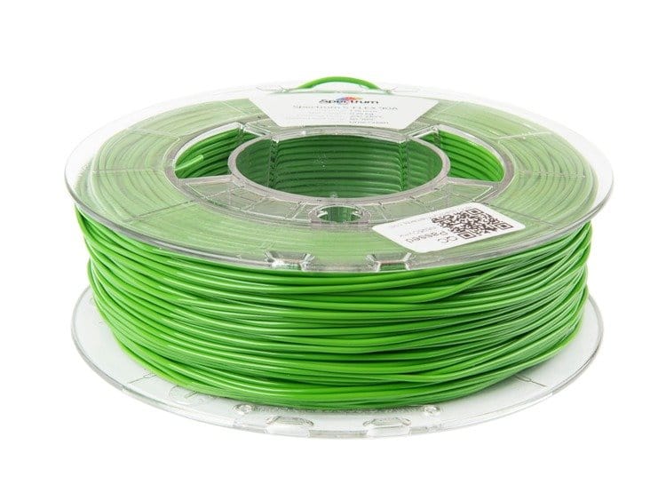 Vert citron - Filament Spectrum S-Flex 90A 1,75 mm - 0,25 kg