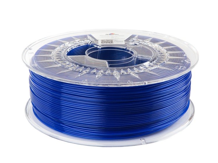 Transparent Blue - 1.75mm Spectrum PET-G HT100 Filament - 1 kg