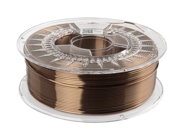 Cinnamon Bronze - 1.75mm Spectrum Silk PLA Filament - 1 kg
