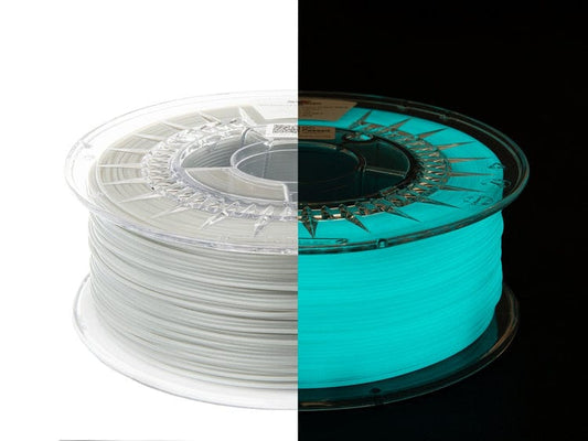 Bleu - 1.75mm Spectrum PET-G Glow in the Dark Filament - 1 kg