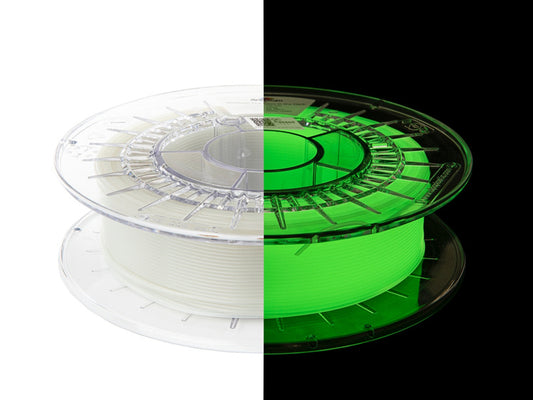 Jaune-Vert - 1.75mm Spectrum PET-G Glow in the Dark Filament - 1 kg