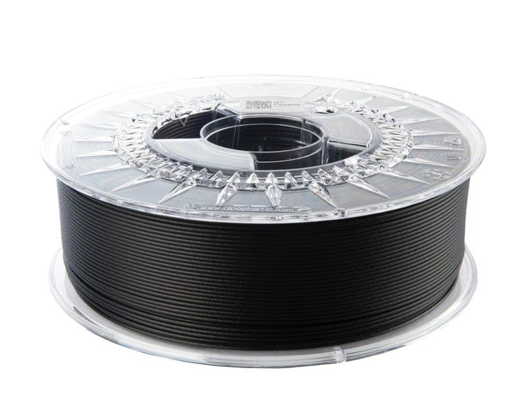 Black - 1.75mm Spectrum Nylon PA6 Low Warp CF15 Filament - 1 kg