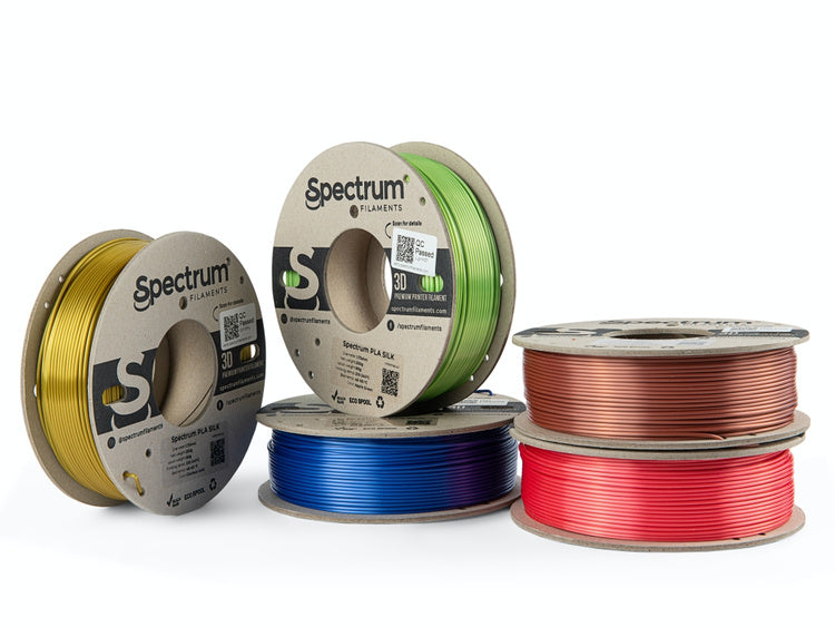 PLA Silk Multi Pack - 1.75mm Spectrum PLA Silk Filament - 5 x 0.25 kg