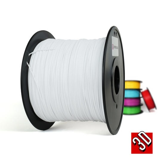 White  - Standard PETG Filament - 1.75mm, 2kg