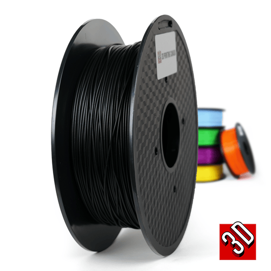 Black - Standard TPE85A Filament - 1.75mm, 0.5kg
