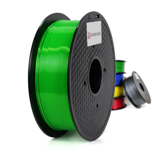 Vert Transparent - Filament PETG Standard - 1.75mm, 1kg