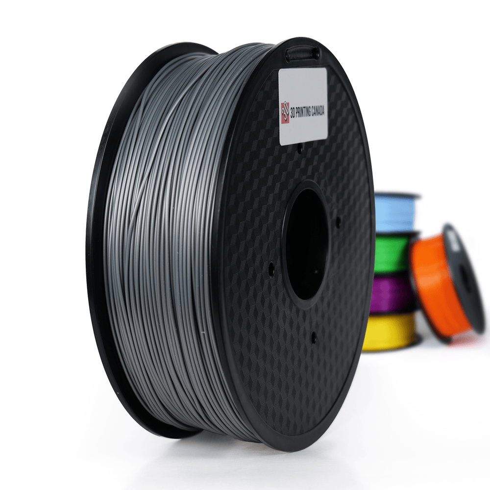 Silver - Standard ABS Filament - 1.75mm, 1kg – 3D Printing Canada