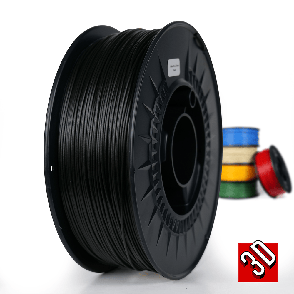 Noir - Filament PLA économique - 1,75 mm, 4,5 kg 