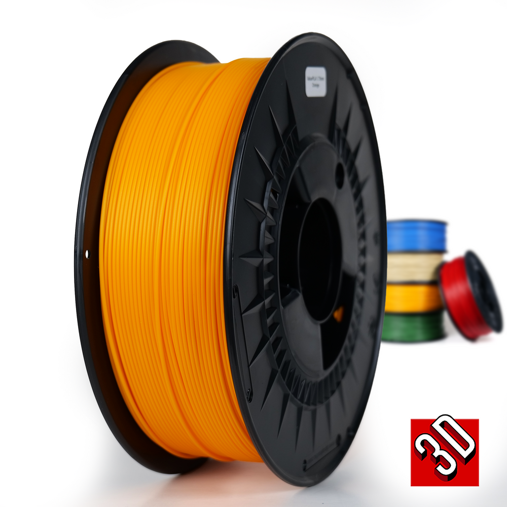Orange - Filament PLA économique - 1,75 mm, 2,5 kg 
