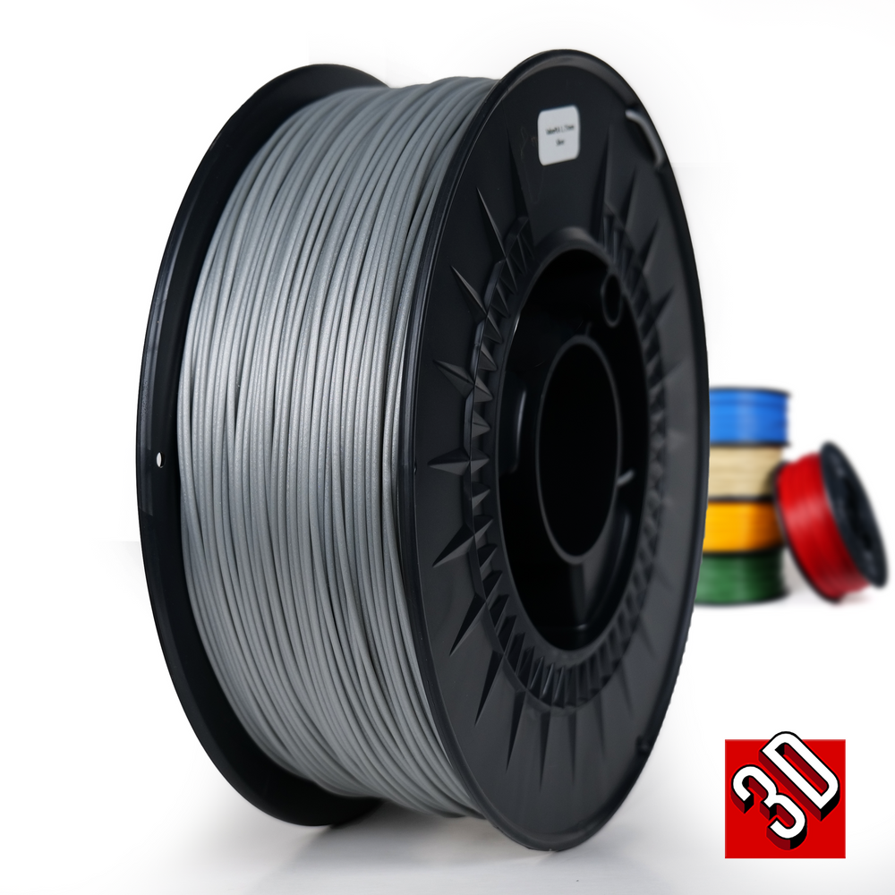 Argent - Filament PLA économique - 1,75 mm, 1 kg 