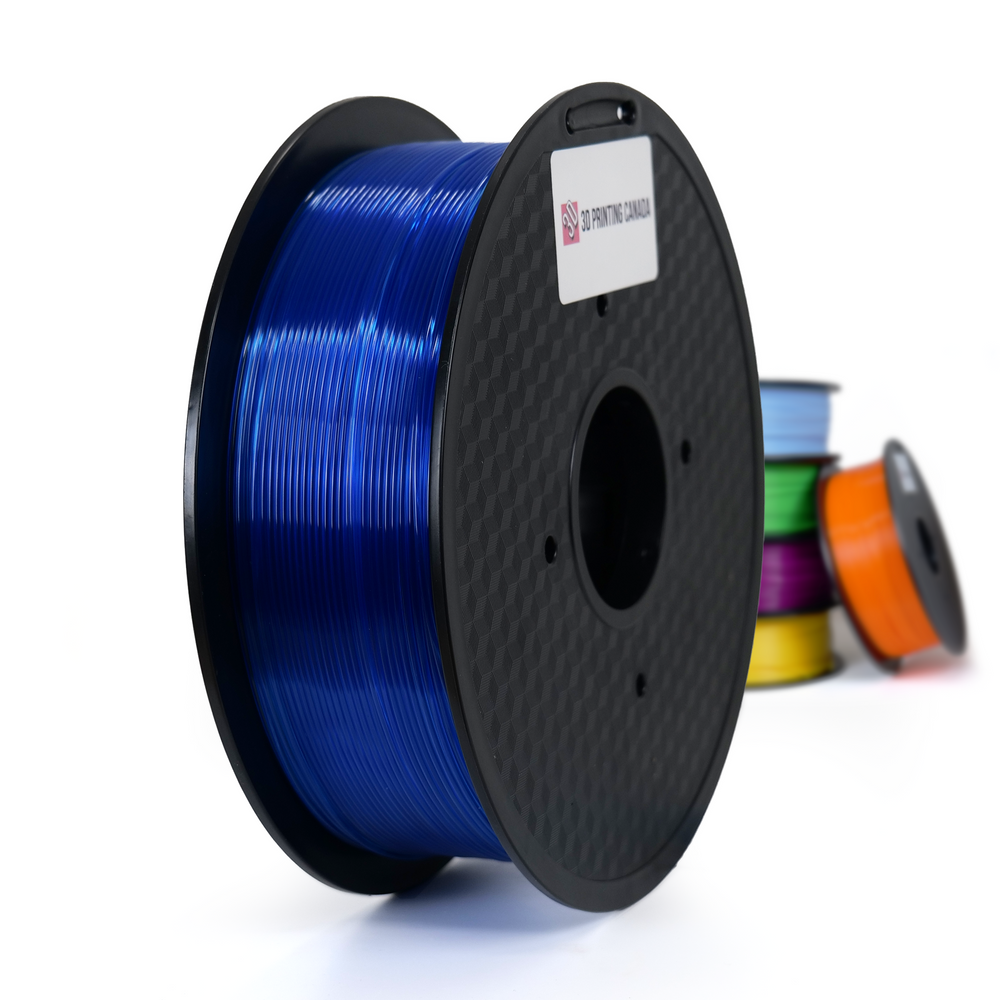 Bleu Transparent - Filament PLA Standard - 1.75mm, 1kg 