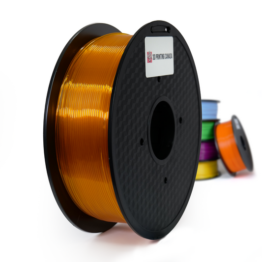 Transparent Orange - Standard PLA Filament - 1.75mm, 1kg