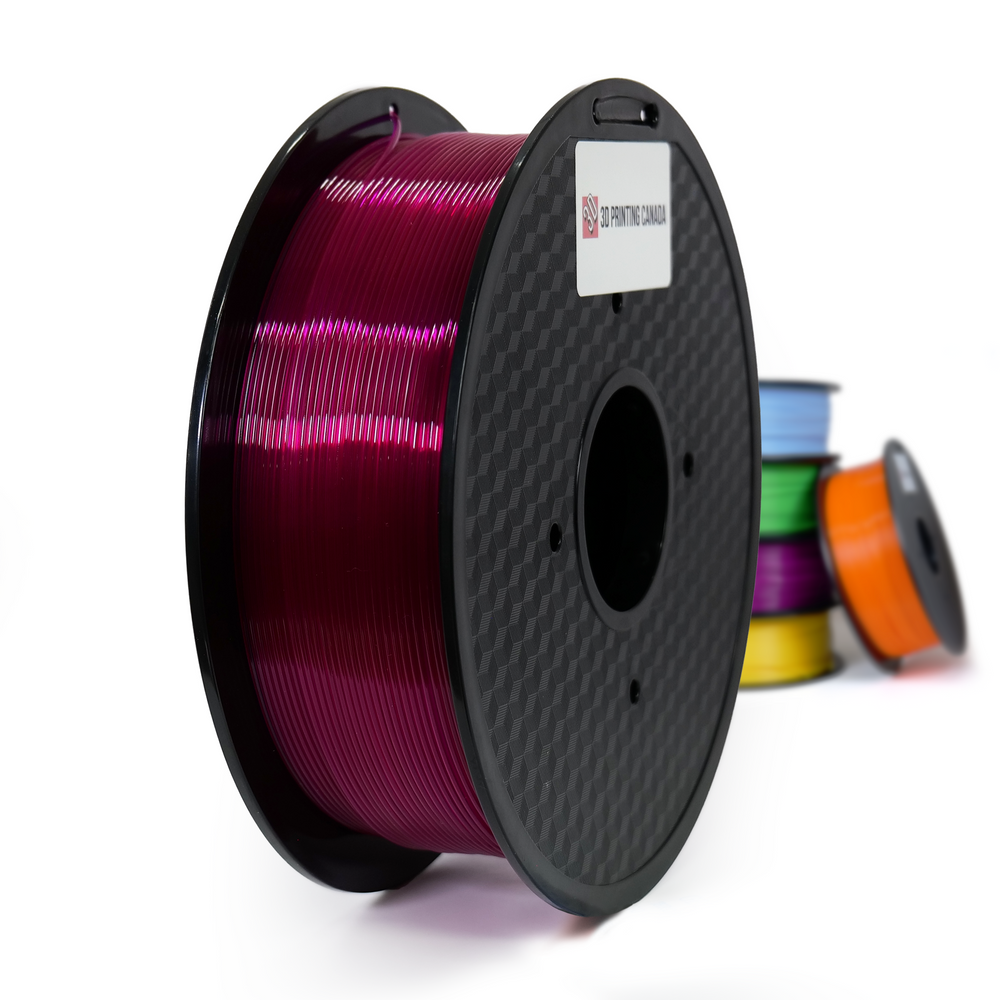 Transparent Purple - Standard PLA Filament - 1.75mm, 1kg