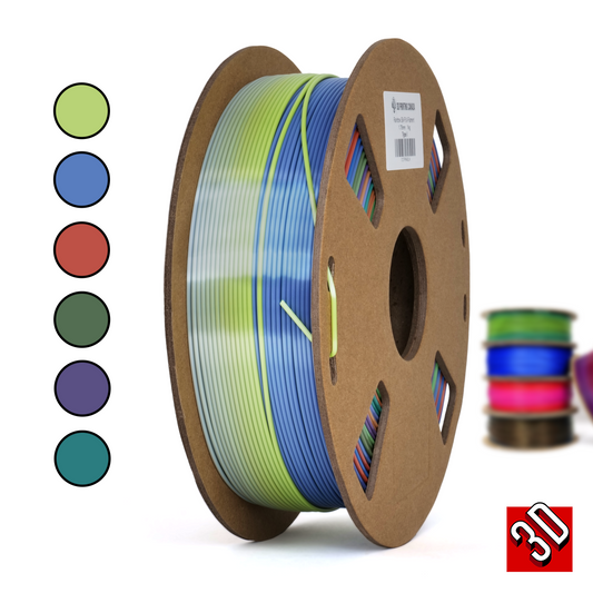 Type I - Filament PLA Rainbow Silk - 1,75 mm, 1 kg