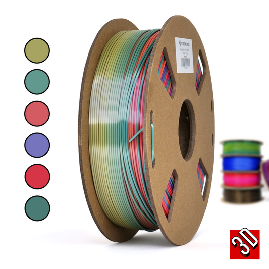 Type B - Rainbow Silk PLA Filament - 1.75mm, 1 kg