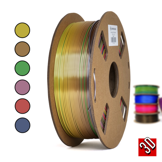 Type F - Rainbow Silk PLA Filament - 1.75mm, 1 kg