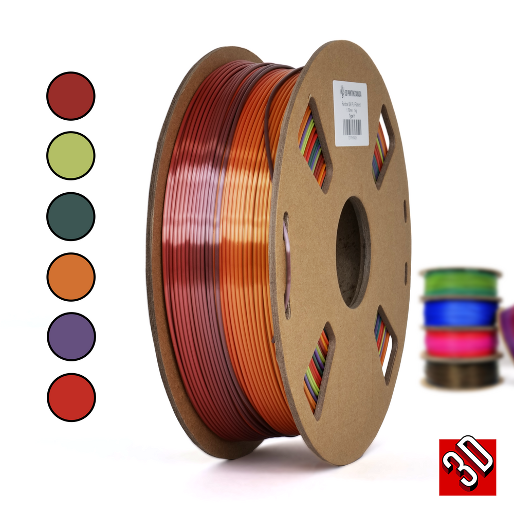 Type H - Filament PLA Rainbow Silk - 1,75 mm, 1 kg