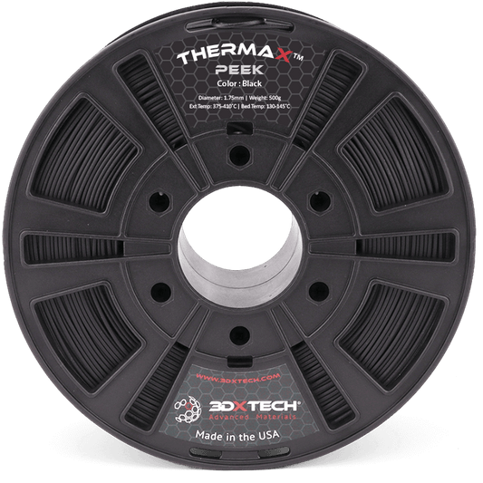 Noir - Filament 3DXTech ThermaX™ PEEK 1,75 mm - 0,5 kg