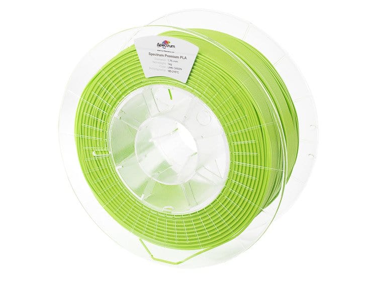 Lime Green - 1.75mm Spectrum PLA Filament - 1 kg