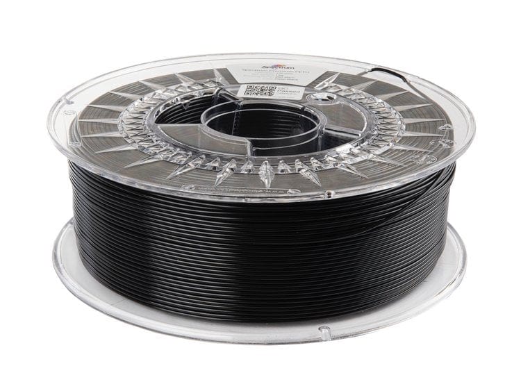 Deep Black - 1.75mm Spectrum PETG Filament - 1 kg