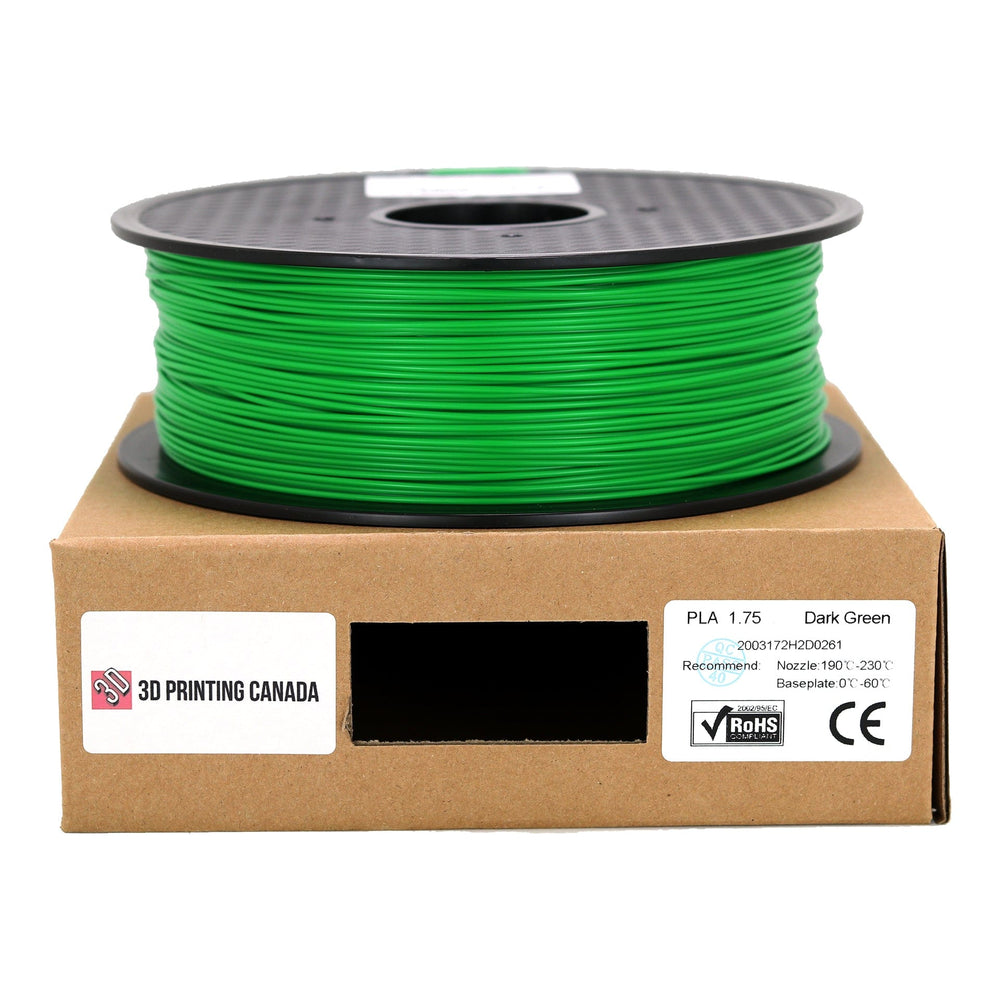 Dark Green - Standard PLA Filament - 1.75mm, 1kg
