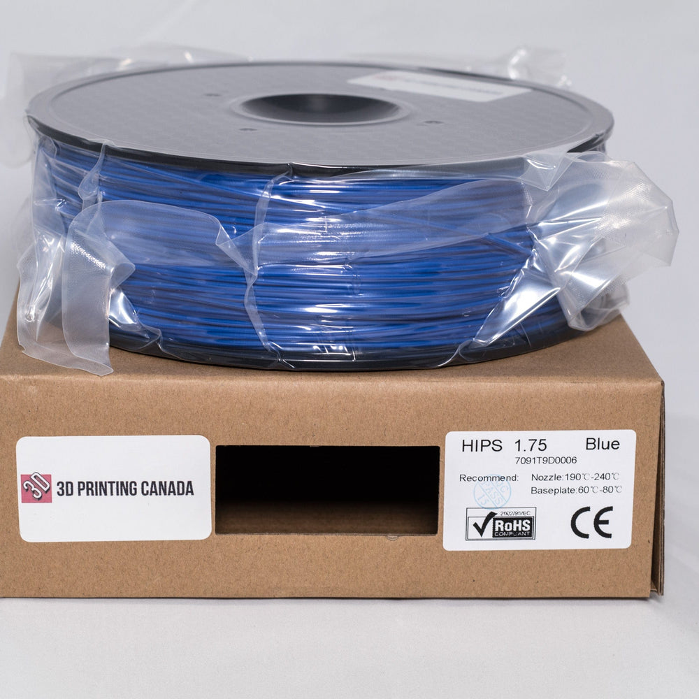 Blue - 1.75mm HIPS Filament - 1 kg
