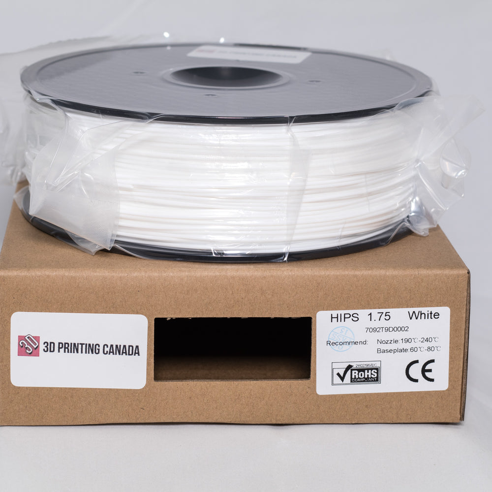 Blanc - Filament HIPS 1,75 mm - 1 kg
