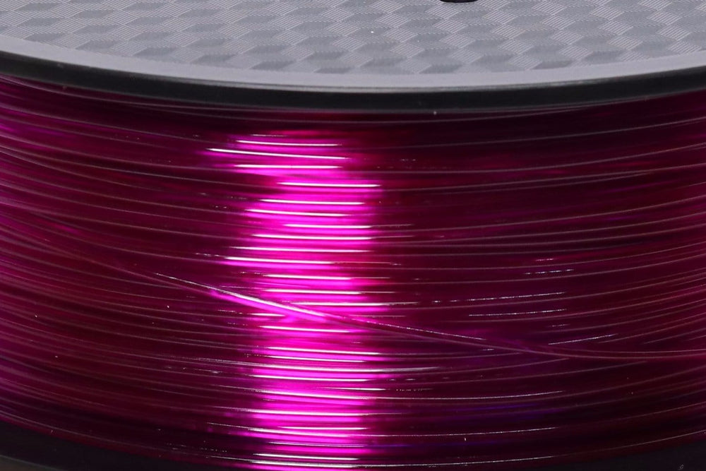 Transparent Purple - Standard PETG Filament - 1.75mm, 1kg