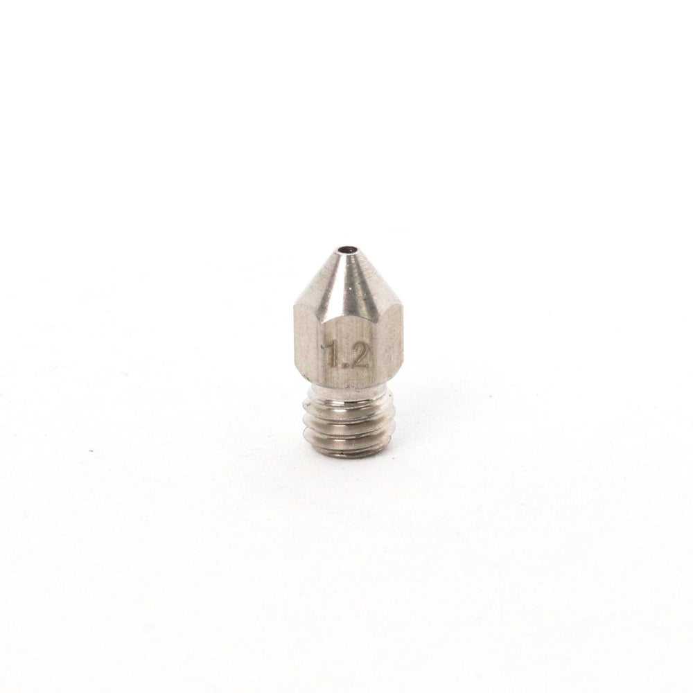 MK8 Stainless Steel Nozzle 1.75mm-1.2mm (5mm Thread Length)