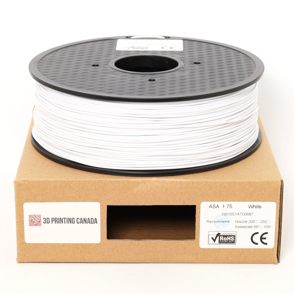 Blanc - Filament ASA standard - 1,75 mm, 1 kg