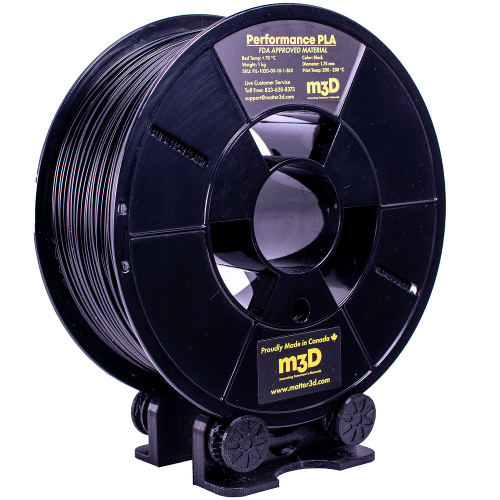 Black - 1.75mm Matter3D Performance PLA Filament - 1 kg