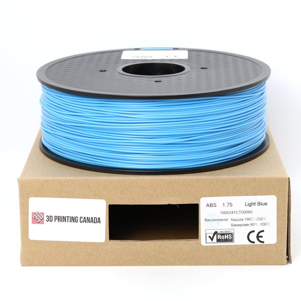 Light Blue - Standard ABS Filament - 1.75mm, 1kg