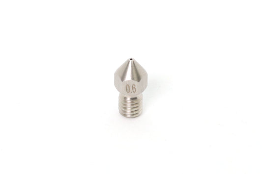 MK8 Stainless Steel Nozzle 1.75mm-0.6mm (8mm Thread Length)