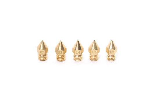 MK8 Brass Nozzle Variety 0.2,0.3,0.4,0.5,0.6mm