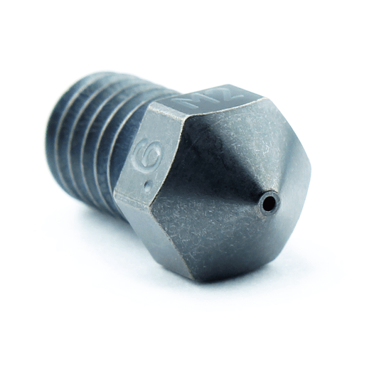 Micro Swiss M2 Hardened High Speed Steel Nozzle RepRap - M6 Thread 1.75mm Filament 0.6mm