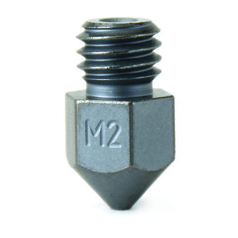 Micro Swiss M2 Hardened High Speed Steel Nozzle - MK8 (CR10 / Ender / Tornado / MakerBot) - 0.4mm