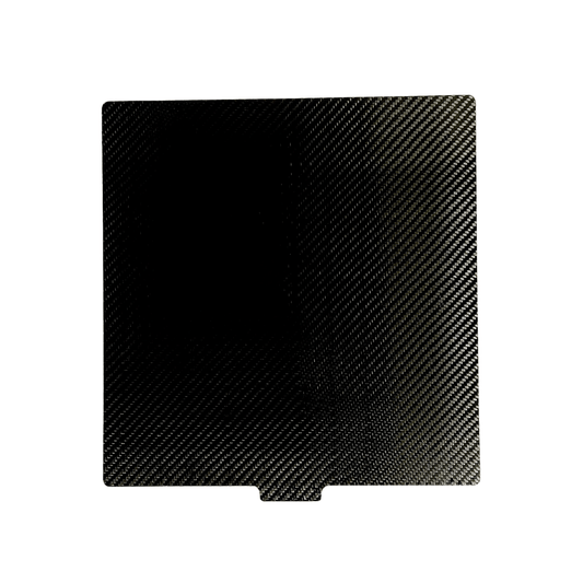 Surface de construction en fibre de carbone 310 mm de large x 320 mm de long x 1 mm - 3K Twill Glossy - Flexi Plate