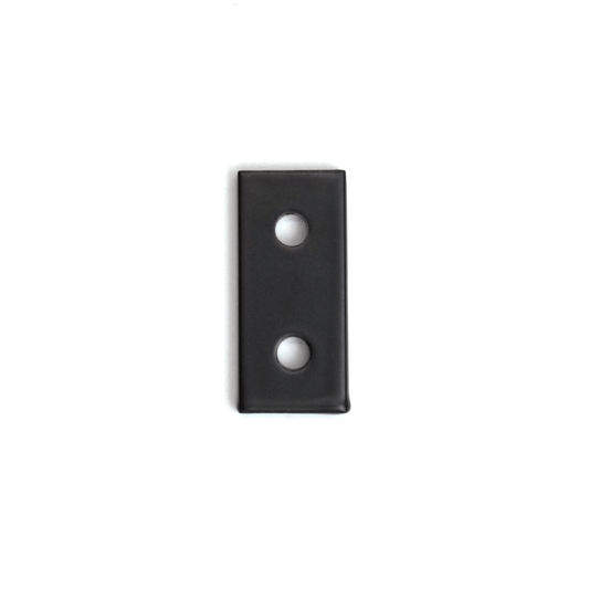 OpenBuilds Joining Strip Plate 2 Holes (Black)