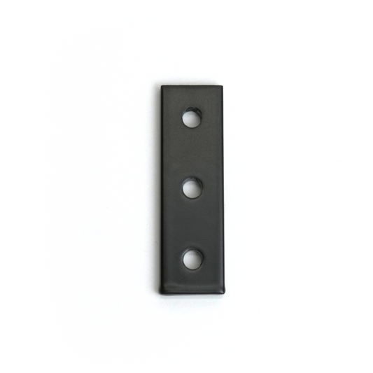 OpenBuilds Joining Strip Plate 3 Holes (Black)