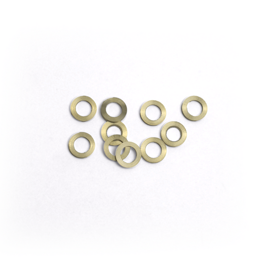 OpenBuilds Brass Spacer - 5.1x8x0.8mm (10 Pack)