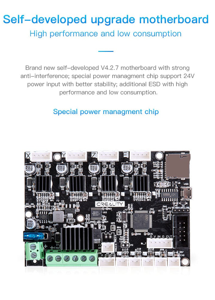 Carte de contrôle officielle Creality Ender 3 MAX Silent 32bit V4.2.2