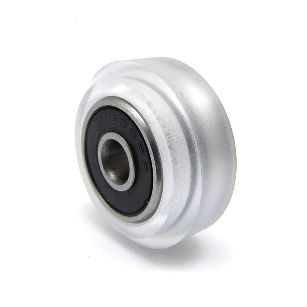 Polycarbonate (Transparent) V-Slot Wheel With 625ZZ Bearing 5x11x24mm